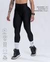 Calça legging fitness Confort Super Black s/ costura frontal