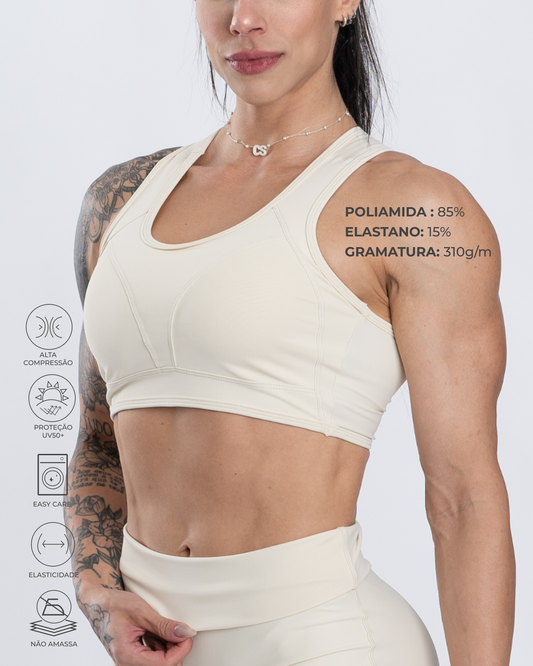 Top Fitness Nadador com Recortes