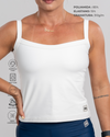 Camiseta Fitness Active  Branco Neve