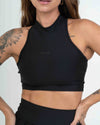 Top Fitness Aline Super Black (Leve defeito)