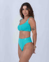 Calcinha Hot Pant Verde Piscina