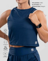 Regata Cropped Dry Azul Intenso
