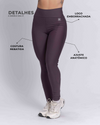 Calça Legging Essence Ameixa Terrosa compressão