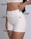 Short Confort Off White s/ costura frontal compressão