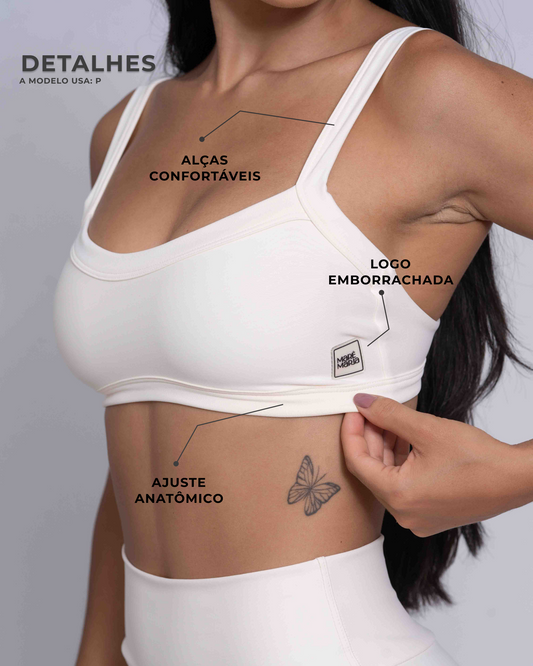 Top Fitness Flow Off White