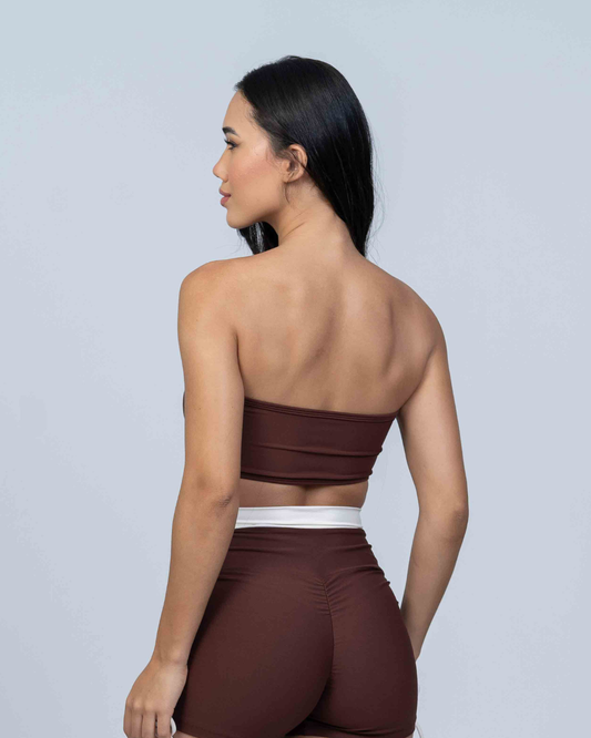 Top Faixa tomara que caia Allure Chocolate Dark (Leve defeito)