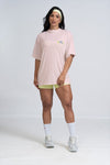 Blusão Fitness Oversized 'Poderosas' Rosa Candy