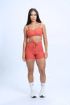 Short Slim Páprica compressão (Leve defeito)