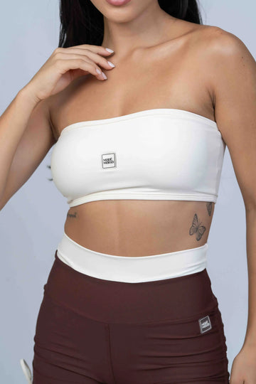 Top Fitness Tomara Que Caia Allure Off White