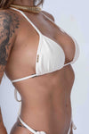 Top Cortininha de Lacinho Off White