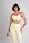 Calça Legging Fitness Compressão New Classic Amarelo Brisa
