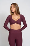 Top Fitness Manga Longa Infinity Ruby