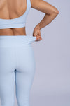Calça Legging Fitness Compressão New Classic Azul Ice