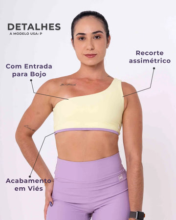Top Fitness Mih Duo Chá Verde com Lavanda - Maré Maria moda fitness