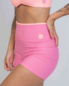 Short Fitness Line Rosa Malibu com Coral