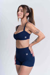 Top Fitness Canelado Flow Azul Dark