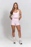 Short Fitness Compressão Confort Rosa Blush