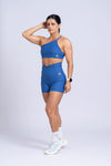 Short Fitness Compressão Move Azul Safira