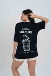 Blusão Fitness Oversized Coffee Preta