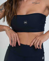 Top Faixa Tomara que caia Allure Preto