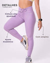 Calça Fitness Slim Lavanda