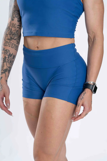 Short Fitness Basic Azul Safira