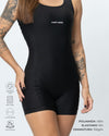 Macaquinho Fitness Compressão Basic Super Black