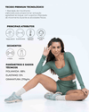 Top Fitness Fresh Duo Verde Eucalipto com Off White