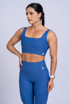 Top Fitness Open Azul Safira