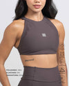 Top Fitness Compressão Madu Marrom Carbono