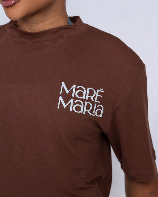 Blusão Fitness Oversized 'Aí De Mim Se Não Fosse Eu' Marrom