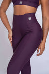Calça Legging  fitness Classic Blueberry sem empina bumbum