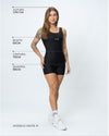 Macaquinho Fitness Compressão Basic Super Black