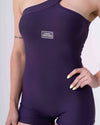 Macaquinho Fitness Vivi Violeta com compressão - Maré Maria moda fitness