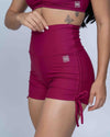 Short Fitness Smile Rouge S/ empina bumbum