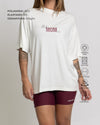 Blusão Fitness Oversized The Hot Mom Club Off White