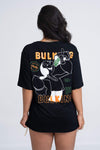 Blusão Fitness Oversized 'Olívia Maromba' Preto