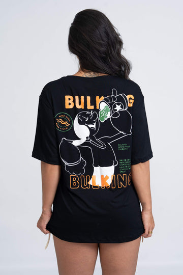 Blusão Fitness Oversized 'Olívia Maromba' Preto