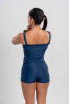 Top Fitness Power Corset Azul Intenso