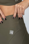 Calça Legging Fitness Compressão New Essence Verde Musgo