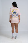 Blusão Fitness Oversized 'Poderosas' Rosa Candy