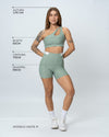 Short Fitness New Classic Duo Verde Sálvia Com Brisa