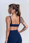 Top Fitness Canelado Flow Azul Dark