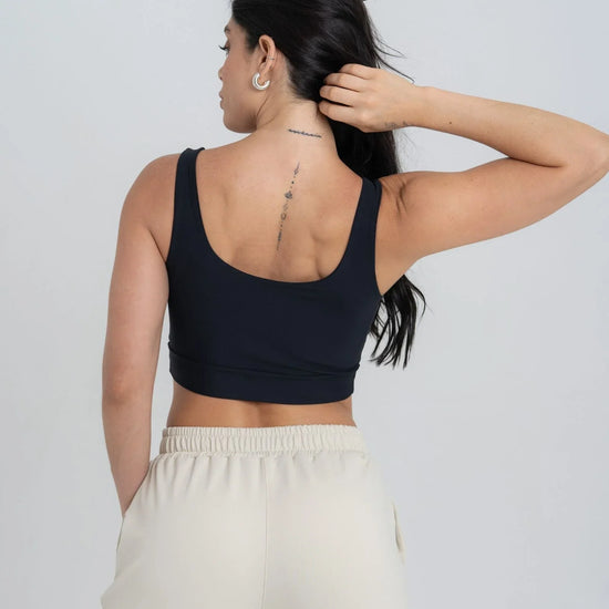 Top Match Fitness Preto - Maré Maria moda fitness