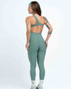 Macacão Fitness Vivi Verde Eucalipto