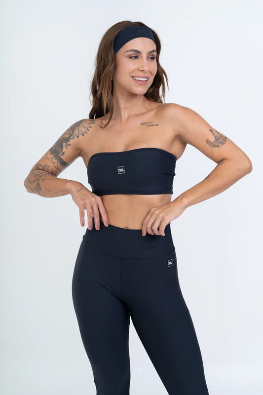 Top Fitness Tomara Que Caia Allure Preto