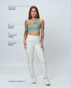 Calça Legging Fitness Linea Brisa Com Verde Sálvia