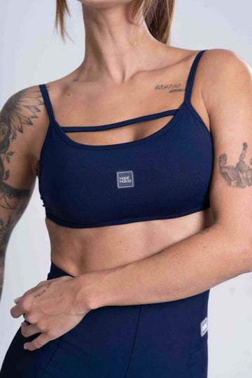 Top Fitness Front Azul Dark