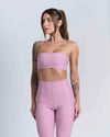 Top Fitness Tomara Que Caia Allure Rosa Glam