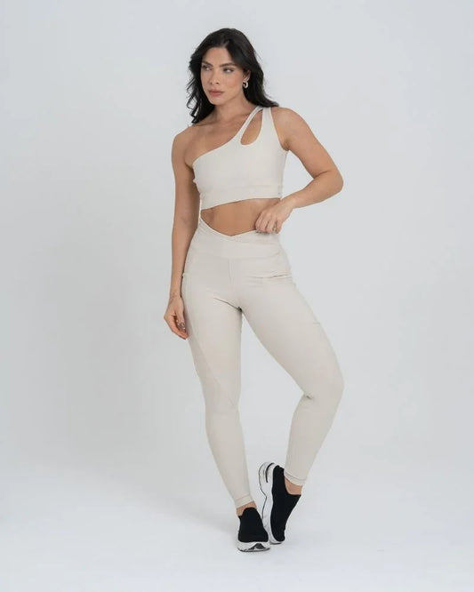 Legging Fusion Luna e viés Luna compressão s/empina - Maré Maria moda fitness